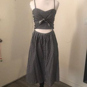 ✖️SOLD✖️ Spoon Jeans gingham dress size S/M